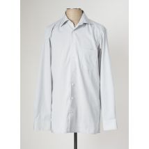 OLYMP - Chemise manches longues gris en coton - Homme - Taille S - Modz