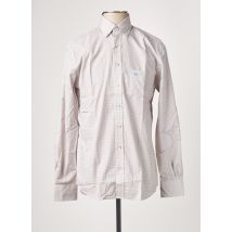 FYNCH-HATTON - Chemise manches longues beige en coton - Homme - Taille S - Modz