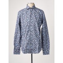 BLUSALINA - Chemise manches longues bleu en coton - Homme - Taille M - Modz