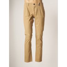 LA SQUADRA - Pantalon droit beige en coton pour homme - Taille 38 - Modz