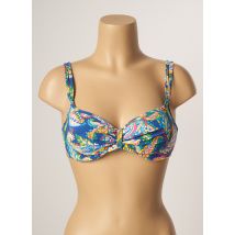 BELCOR - Haut de maillot de bain bleu en polyamide - Femme - Taille 90B - Modz