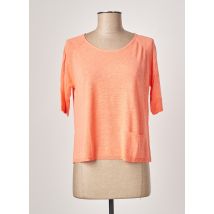 POLES - Pull orange en viscose - Femme - Taille 38 - Modz