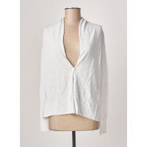 POLES - Gilet manches longues gris en viscose - Femme - Taille 38 - Modz