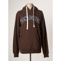 VON DUTCH - Sweat-shirt à capuche marron en coton pour homme - Taille S - Modz