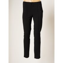 RENATTO BENE - Pantalon slim noir en polyester - Femme - Taille 38 - Modz