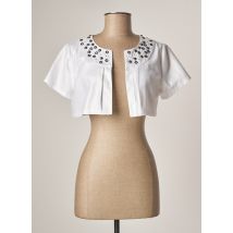 ZAPA - Boléro blanc en polyester - Femme - Taille 36 - Modz