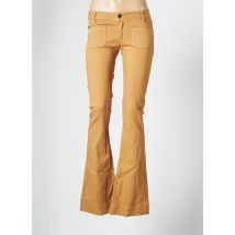 SINEQUANONE - Jean coupe flare beige en coton - Femme - Taille 40 - Modz