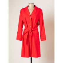 ZILCH - Manteau long rouge en viscose - Femme - Taille 40 - Modz