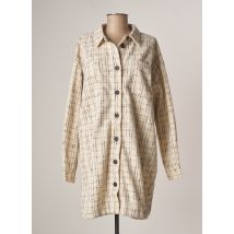 KAFFE - Manteau long beige en polyester - Femme - Taille 44 - Modz