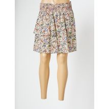 GRACE & MILA - Jupe courte beige en coton - Femme - Taille 38 - Modz