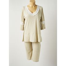 PILUS - Pyjashort beige en coton - Femme - Taille 42 - Modz