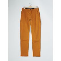 CAMBRIDGE - Pantalon chino marron en coton pour homme - Taille 38 - Modz