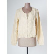 C'EST BEAU LA VIE - Blouson beige en lin - Femme - Taille 38 - Modz
