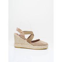 VERBENAS - Espadrilles beige en cuir - Femme - Taille 40 - Modz