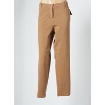 FRANK WALDER - Pantalon slim marron en coton - Femme - Taille 48 - Modz