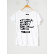DKNY - T-shirt blanc en coton - Garçon - Taille TU - Modz