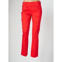 LA FIANCEE DU MEKONG - Pantalon droit orange en coton pour femme - Taille 44 - Modz