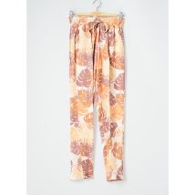 KOCCA - Pantalon droit jaune en lyocell - Femme - Taille 36 - Modz