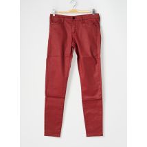 ONE STEP - Pantalon slim rouge en coton - Femme - Taille W29 - Modz