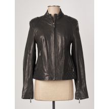 DAYTONA - Veste en cuir noir en cuir d'agneau - Femme - Taille 38 - Modz