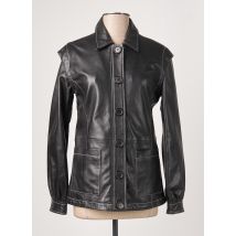 ROSE GARDEN - Veste en cuir noir en cuir - Femme - Taille 38 - Modz