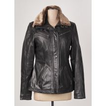 ROSE GARDEN - Veste en cuir noir en cuir d'agneau - Femme - Taille 36 - Modz