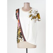 DESIGUAL - T-shirt blanc en viscose - Femme - Taille 34 - Modz