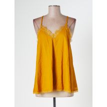 SCHOOL RAG - Top jaune en coton - Femme - Taille 36 - Modz