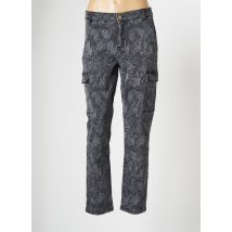 DESIGUAL - Pantalon cargo gris en coton - Femme - Taille 36 - Modz