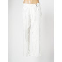 FREEMAN T.PORTER - Pantalon droit blanc en polyester - Femme - Taille W27 - Modz
