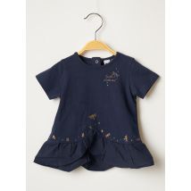 3 POMMES - T-shirt bleu en coton - Fille - Taille TU - Modz