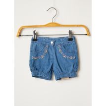 3 POMMES - Short bleu en coton - Fille - Taille TU - Modz