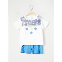 3 POMMES - Ensemble short bleu en coton pour garçon - Taille 12 M - Modz