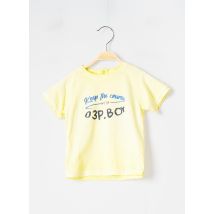 3 POMMES - T-shirt jaune en coton - Garçon - Taille TU - Modz