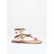 LES P'TITES BOMBES - Tongs jaune en cuir - Femme - Taille 40 - Modz