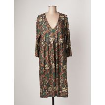 JANIS & JOHN - Robe mi-longue vert en acrylique - Femme - Taille TU - Modz