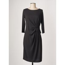 SASSIA - Robe mi-longue noir en polyester - Femme - Taille 38 - Modz