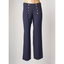 SWEED PARIS - Pantalon large bleu en polyester - Femme - Taille 38 - Modz