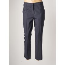 YUMI.MAZAO - Pantalon slim bleu en polyester - Femme - Taille 38 - Modz