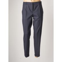 YUMI.MAZAO - Pantalon slim bleu en polyester - Femme - Taille 40 - Modz