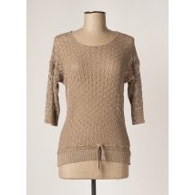 CRISTINA GAVIOLI - Pull beige en coton - Femme - Taille 40 - Modz