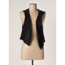 LUCKY - Gilet sans manche noir en acrylique - Femme - Taille 38 - Modz