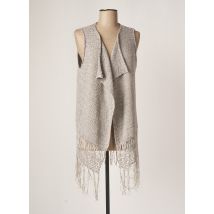 YAYA - Gilet sans manche gris en coton pour femme - Taille 40 - Modz