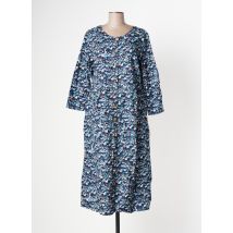LILY & ME - Robe mi-longue bleu en coton - Femme - Taille 42 - Modz