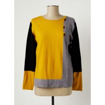 GRIFFON - Pull jaune en viscose - Femme - Taille 40 - Modz