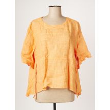 YEST - Top orange en ramie - Femme - Taille 38 - Modz