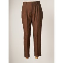 LEON & HARPER - Pantalon 7/8 marron en polyester pour femme - Taille 34 - Modz