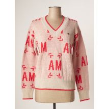 AERONAUTICA - Pull rouge en acrylique - Femme - Taille 34 - Modz