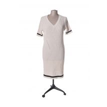 ROSE TONKA - Robe pull beige en coton - Femme - Taille 38 - Modz