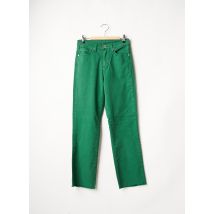 DENIM STUDIO - Jeans coupe droite vert en coton - Femme - Taille W25 - Modz